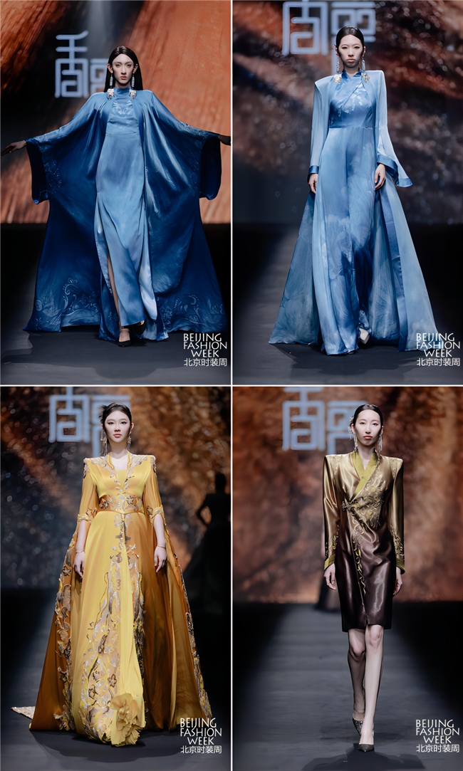北京时装周香严＂芳华时代＂2025新中式高定时装发布会璀璨呈现