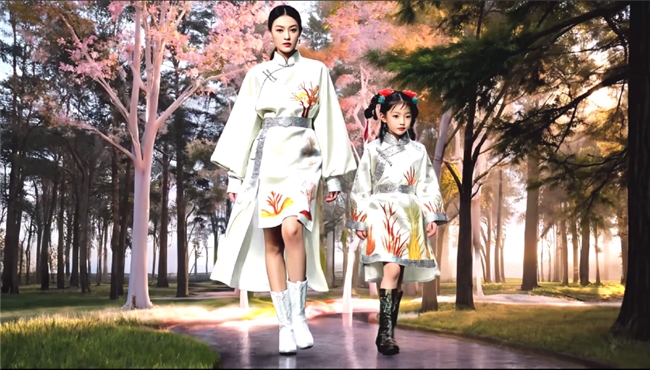 【元织界·AI生成式时尚秀】震撼亮相AW2025北京时装周！
