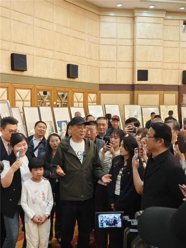 盛世祥和——韩必恒中国工笔画成就展在京开幕