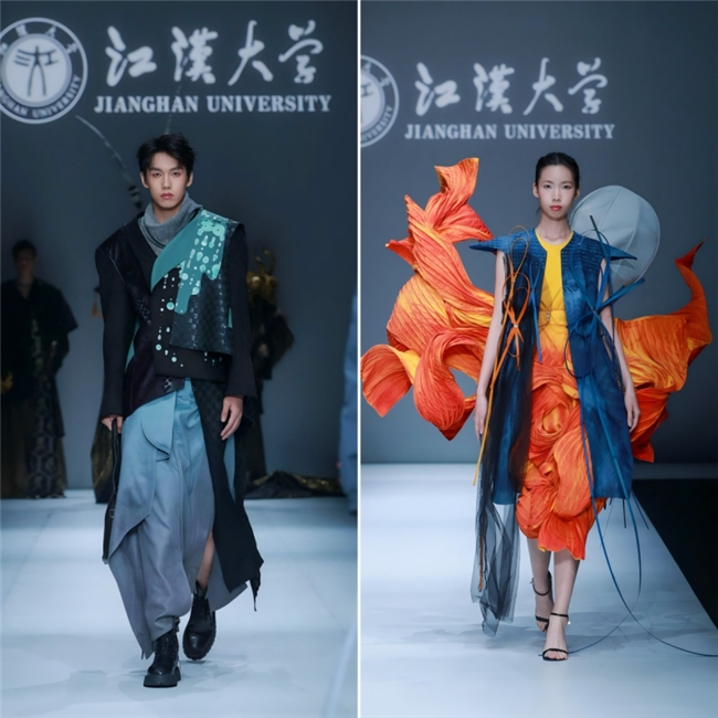 江汉大学2025届毕业设计作品亮相中国国际大学生时装周