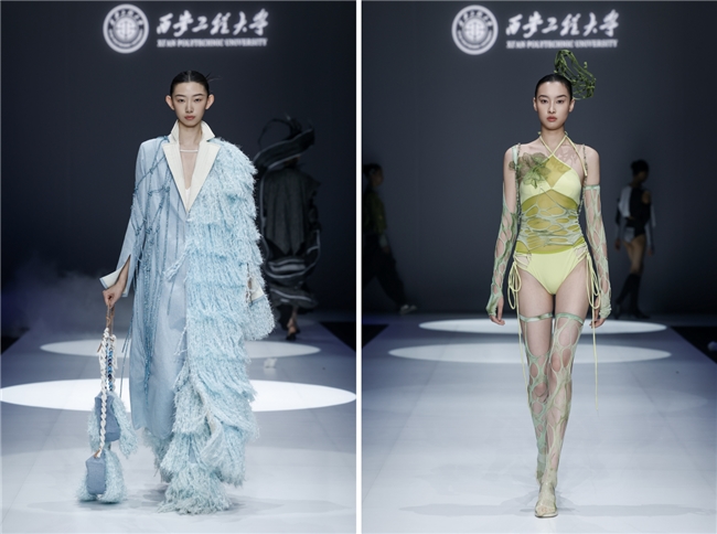 西安工程大学以《齐物·境》为主题的毕业设计作品亮相中国国际大学生时装周