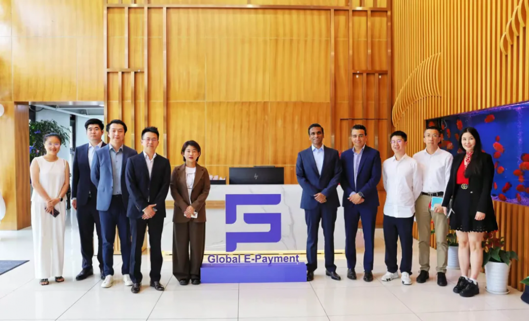 摩根大通代表到访Global E-Payment总部，共商
